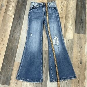 Pink Lily flare jeans